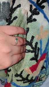 Chaqueta suzani tie dye tnt, chaqueta larga suzani para mujer, estilo bohemio, gitano, crewel, ideal para primavera, festivales, regalo especial. - Product Image 4