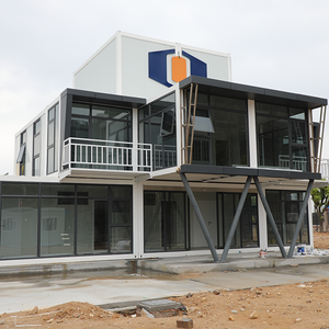 Casa prefabricada plana de lujo, contenedor de oficina, casas <span class=keywords><strong>prefabricadas</strong></span>, piscina de 40 pies, 2 pies, precio - Product Image 2