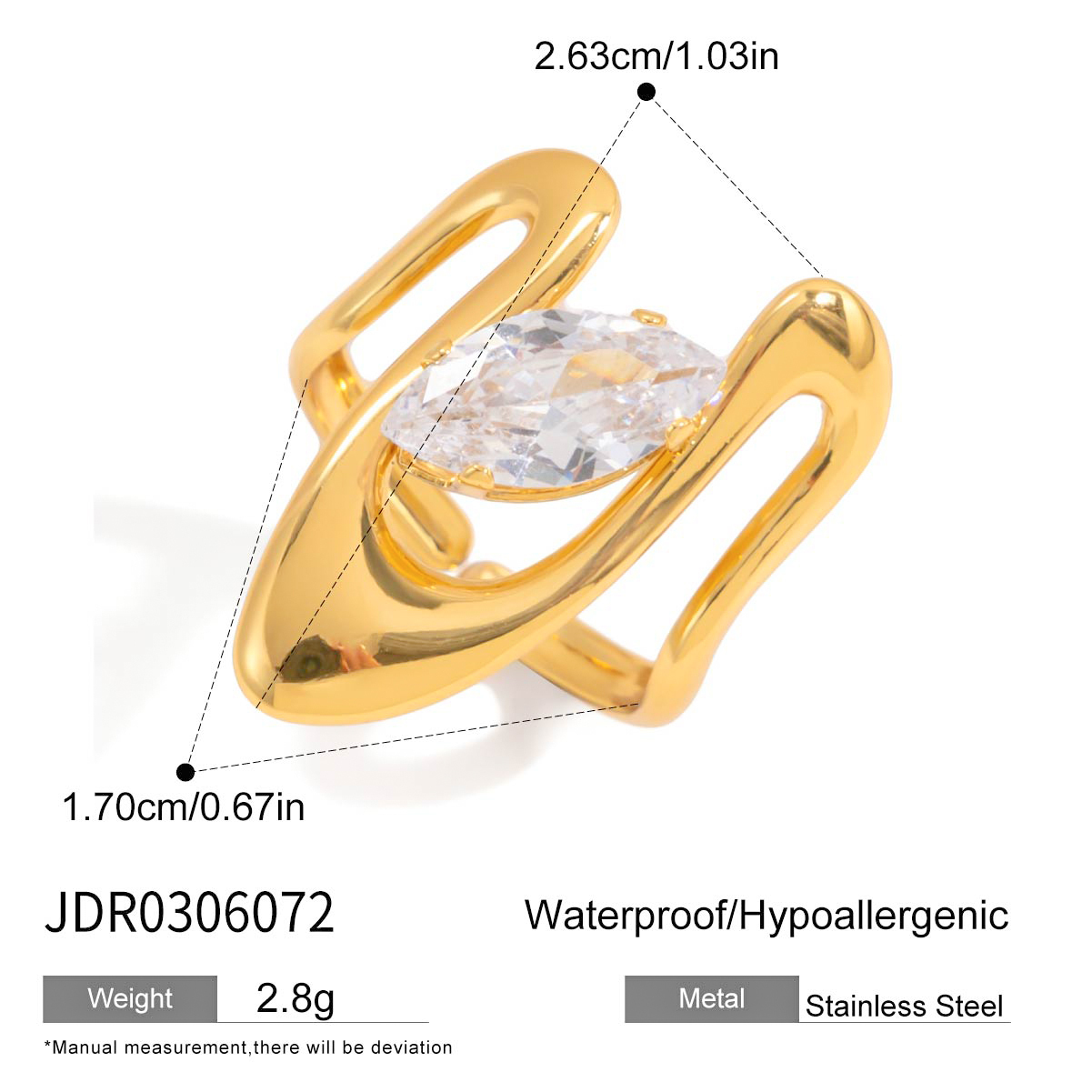 Or 18 carats JDR0306072