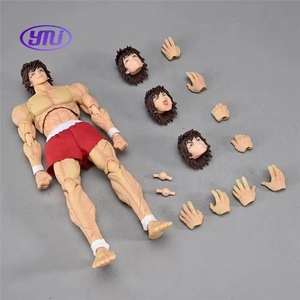 หุ่นลมพายุ14ซม., โมเดลฟิกเกอร์ baki <span class=keywords><strong>hanma</strong></span> 1/12โมเดลทหารอะนิเมะ - Product Image 3