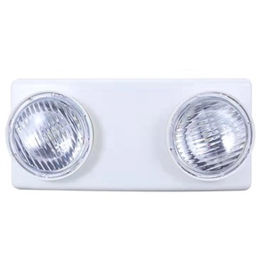 Luces <span class=keywords><strong>LED</strong></span> <span class=keywords><strong>de</strong></span> salida con batería, lámpara <span class=keywords><strong>de</strong></span> 2 cabezales ajustables, capacidad <span class=keywords><strong>de</strong></span> 90 minutos, ultrabrillantes lúmenes, luz <span class=keywords><strong>de</strong></span> emergencia <span class=keywords><strong>de</strong></span> iones <span class=keywords><strong>de</strong></span> litio - Product Image 2