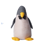 Tissu pingouin porte bouchons en peluche sable lourd doorstopper chambre d'enfants mignon décorations jouet
