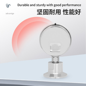 El fabricante suministra mandriles sanitarios de acero inoxidable YTP60BF resistentes a impactos para uso alimentario, con diafragma de sujeción de 50.5/64. - Product Image 3