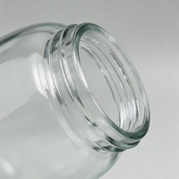 Flacon en verre à fond rond de 100 ml avec bouchon à pression résistant aux enfants, flacon en verre hermétique anti-odeur pour l'emballage de capsules d'herbes et de pilules