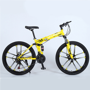 Gran oferta, bicicleta de montaña plegable barata, Ciclo de 20/24/26 pulgadas con marco de acero personalizado, engranajes, rueda, bicicleta plegable para adultos - Product Image 2
