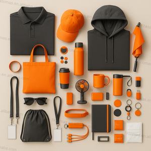 Cadeaux d'affaires haut de gamme pour le secteur immobilier, comprenant des porte-cartes en cuir, des parapluies compacts, des bouteilles en acier inoxydable, des articles de bureau quotidiens - Product Image 2