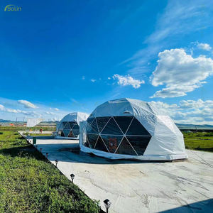 Diseño Original Glamping Igloo Cúpula Geodésica Carpa Casa PVC <span class=keywords><strong>Bola</strong></span> al aire libre Carpa Aluminio Aislamiento Excelente para exteriores - Product Image 2
