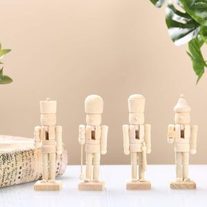 Noël en bois inachevé <span class=keywords><strong>casse</strong></span>-<span class=keywords><strong>noisette</strong></span> Figurines bricolage blanc non peint <span class=keywords><strong>casse</strong></span>-<span class=keywords><strong>noisette</strong></span> marionnette noyer <span class=keywords><strong>soldat</strong></span> ornement décoration - Product Image 3