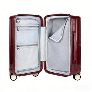 Ensembles <span class=keywords><strong>de</strong></span> bagages <span class=keywords><strong>2</strong></span> pièces, bagage à roulettes <span class=keywords><strong>de</strong></span> 26 pouces, valise rigide 30/70, bagage <span class=keywords><strong>de</strong></span> coffre bordeaux personnalisé - Product Image 5