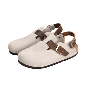 <span class=keywords><strong>Sandales</strong></span> pour <span class=keywords><strong>homme</strong></span> et femme avec semelle intérieure en liège souple - Soutien orthopédique de la voûte plantaire |   Chaussures écologiques à enfiler pour un confort tout au long de la journée. - Product Image 5