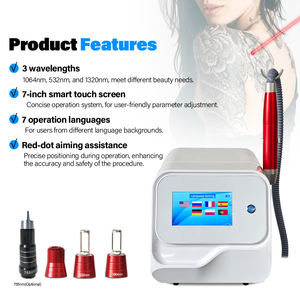 Nouveau Appareil Portable de Suppression des Points Noirs <span class=keywords><strong>Pico</strong></span> à <span class=keywords><strong>8</strong></span> Langues, Machine de Suppression des Tatouages par Laser Picoseconde - Product Image 6