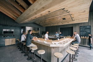 Mostrador de té de burbujas para cafetería comercial, Mostrador de <span class=keywords><strong>bar</strong></span> para restaurante, mostrador de comida de escritorio frontal, diseño de <span class=keywords><strong>bar</strong></span> interior en tienda - Product Image 3