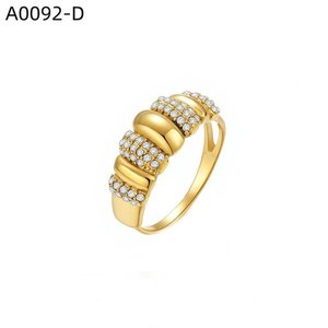 Anneau de mode Amy Amy en acier inoxydable avec zircone cubique, anneau de cocktail, cadeau pour femme, bijoux plaqués argent 925, style géométrique glamour - Product Image 2