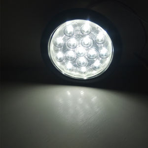 Nouveau Camion Remorque systèmes d'éclairage kit 4 pouces rond Blanc revenaient lampes - Product Image 3