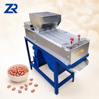 Machine automatique à haute efficacité pour la torréfaction, le pelage et l'élimination de la peau des cacahuètes