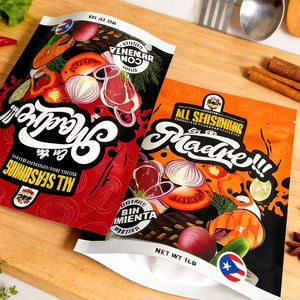 Sacs d'emballage alimentaire personnalisés, anti-odeur, qualité alimentaire, refermables, avec fermeture éclair, en aluminium et mylar, type stand-up - Product Image 4