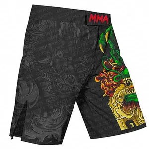 Custom OEM Sportswear Mens Boxing Kicking Trunks NO GI MMA Athletic wear Grappling Boxing Shorts