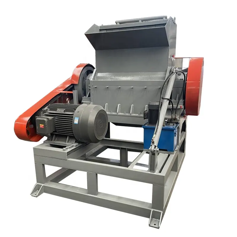 Máquina trituradora de residuos de plástico PE PP PVC PET, máquina trituradora de plástico industrial