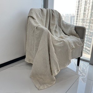 Waffle Plaid Cotton Sofa <strong>Throw</strong> Blanket Air Condition Summer <strong>Quilt</strong> Blankets <strong>for</strong> <strong>Beds</strong> Soft Home <strong>Bed</strong> Cover Sheet Bedspreads - Product Image 3