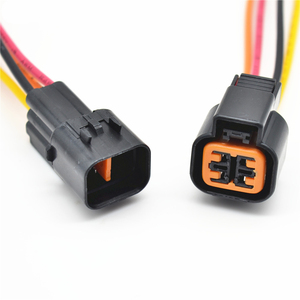 Conector de Sensor de Oxígeno KUM 090 Tipo 4 Pines, Conector de Cableado Automotriz para Aguas Arriba y Aguas Abajo, PB625-04027 PB621-04020 - Product Image 1