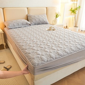 Colchón de <span class=keywords><strong>cama</strong></span> individual <span class=keywords><strong>impermeable</strong></span> al por mayor, Funda de colchón <span class=keywords><strong>impermeable</strong></span> de alta calidad acolchada - Product Image 1