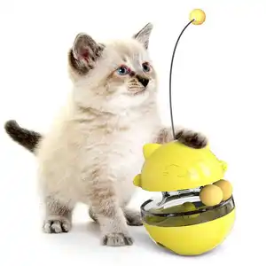 小猫玩具转盘风车搞笑春天男人摇摇不倒翁搞笑猫棒宠物用品