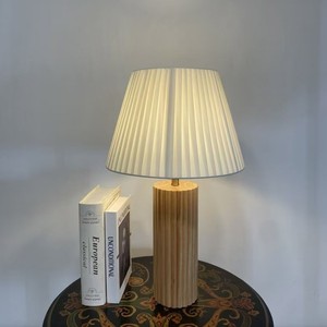 Lampe de table en tissu de style japonais minimaliste, E27 LED 220V, commande par interrupteur, pour salon, chambre à coucher, canapé, chevet - Product Image 2