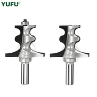 YUFU Fraise à main diamantée non revêtue pour escaliers, outil de fraisage conventionnel pour le travail du bois, OEM HRC 70-93, garantie 3 mois