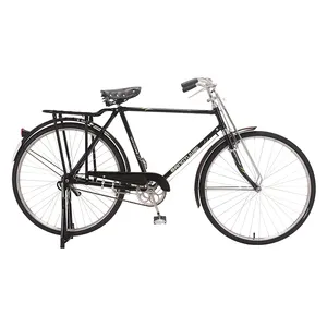Classic bicycle 28 inch high carbon steel frame single speed vintage city bike for cycling