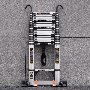 <span class=keywords><strong>Escalera</strong></span> Telescópica Aislada de Acero Inoxidable Ligera, Multiusos, de <span class=keywords><strong>4</strong></span> Peldaños, <span class=keywords><strong>Extensible</strong></span> y Plegable - Product Image 5