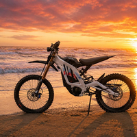 Moto tout-terrain électrique sans balais 72V35AH 295N.m 2026 pour Light Bee X 10000W 80KM/H homologuée route et hors route LBX