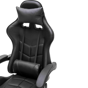 Chaise de <span class=keywords><strong>bureau</strong></span> luxueuse et élégante pour la maison, confortable, rembourrée en similicuir, chaise de jeu avec surpiqûres épaisses - Product Image 5