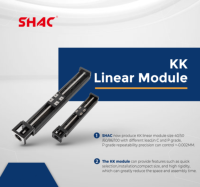 Module linéaire robotisé monoaxe SHAC KK86-740A1-F0 avec vis à billes de haute précision pour application CNC, mouvement 2000 mm/s