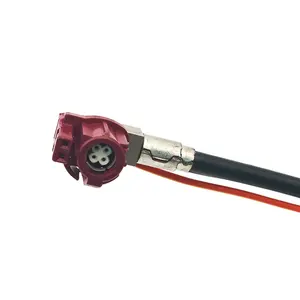 Señal altamente confiable 4Pin LVDS Fakra Adapte Cable de arnés de Radio de coche Conector de vehículo de transmisión de datos