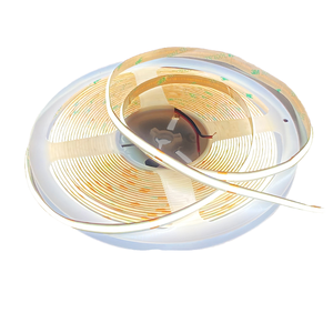 شريط إضاءة LED مرن QM بتقنية COB، 12 فولت، 320 مصباح/متر، كثافة عالية، IP20، RGB دافئ لديكور المنزل والحديقة، سلسلة إضاءة 10 أمتار - Product Image 1