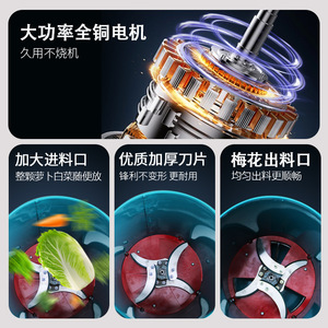 Nueva Máquina Multifuncional para Picar y Mezclar Vegetales, Todo en Uno, para Uso Agrícola, Doméstico y Comercial, <span class=keywords><strong>Picadora</strong></span> de Vegetales de 3000-4500W - Product Image 5