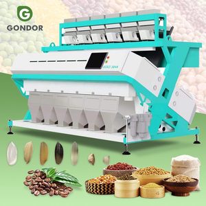 Machine de tri et de calibrage de grains de café et de céréales, personnalisée, haute capacité, couleur noix, Al - Product Image 1