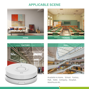 Detektor Asap Berkabel Fotoelektrik Bertenaga Listrik 230V 240V dengan Baterai 10 Tahun dan Baterai Cadangan 3V - Product Image 4