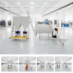 Usine de mortier sec simple et compacte de petite capacité 1-5t/h, machine de fabrication d'adhésif pour carrelage, <span class=keywords><strong>prix</strong></span> usine pour la production de mastic mural - Product Image 1