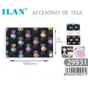 Accessorio in Tessuto Ilan 100x75cm con Motivo a Pois per Decorazione Casa - Product Image 3