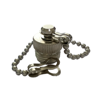 Capuchon anti-poussière M12 femelle à filetage externe avec chaîne, haute performance, protection optimale