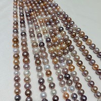 Collier de perles Vente en gros 10-15mm Chaîne multicolore Edison Edison Bijoux en perles d'eau douce