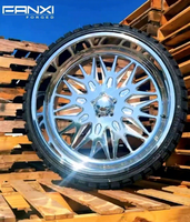 Jantes forgées polies FANXI 22X12 6x5.5 6x135 8x170 6/8 trous pour Ford F150 F250 Chevy 1500 24x14 24x12 8x6.5 pour Dodge Ram 2500