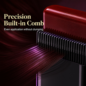 GOPERFECT Stick de coloration capillaire rouge bordeaux avec peigne, couvrance instantanée des cheveux gris, formule douce, retouche des racines, <span class=keywords><strong>coiffure</strong></span> - Product Image 3