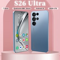 Teléfono Inteligente S26 Ultra 4G/5G Original Desbloqueado, Pantalla Completa de 7.3 Pulgadas, 16GB+1TB, Android 15, con Reconocimiento Facial