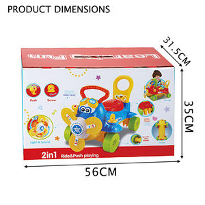 Voiture à pédales en plastique pour enfants, jouet avion de dessin animé - Product Image 5