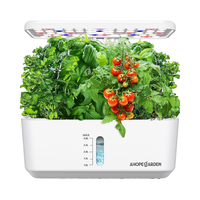 Sistem Hidroponik Taman Dalam Ruangan 10 Pod Kit Perkecambahan Tanaman Aeroponik Pertumbuhan Sayuran Herbal Pot Pintar Penanam