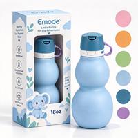 Cadeau de Noël : Gourde Isotherme en Forme de Gourde avec Couvercle 2-en-1 et Paille Verrouillable, Bouteille d'Eau Originale, Coffret Cadeau Premium