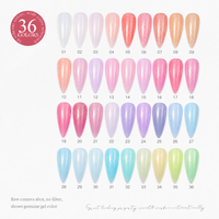 Gel Constructeur Liquide 36 Couleurs, Marque Privée, Logo Personnalisé, Vente en Gros, Gel Dur Auto-Nivelant pour Extension d'Ongles BIAB