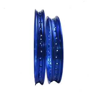 <span class=keywords><strong>Llanta</strong></span> de aluminio YZ85 para bicicleta, <span class=keywords><strong>llanta</strong></span> de aluminio azul con 32 agujeros, CNC, 19/16 pulgadas - Product Image 1